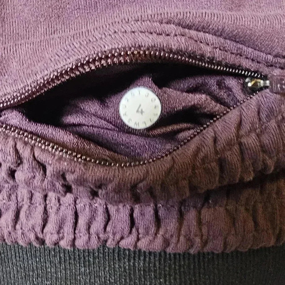 Lululemon Lead The Pack Pullover Purple Hoodie With Thumbholes Sz 4 - Picture 11 of 12